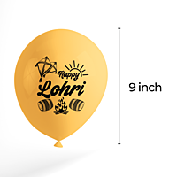 The Magic Balloons -Lohri Decorations Balloons For Lohri Festival Balloons Pack of 30pcs Red and Gold Balloons Best For The Offices Home Lohri Decorations Items.