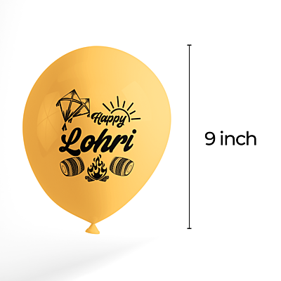 The Magic Balloons -Lohri Decorations Balloons For Lohri Festival Balloons Pack of 30pcs Red and Gold Balloons Best For The Offices Home Lohri Decorations Items.