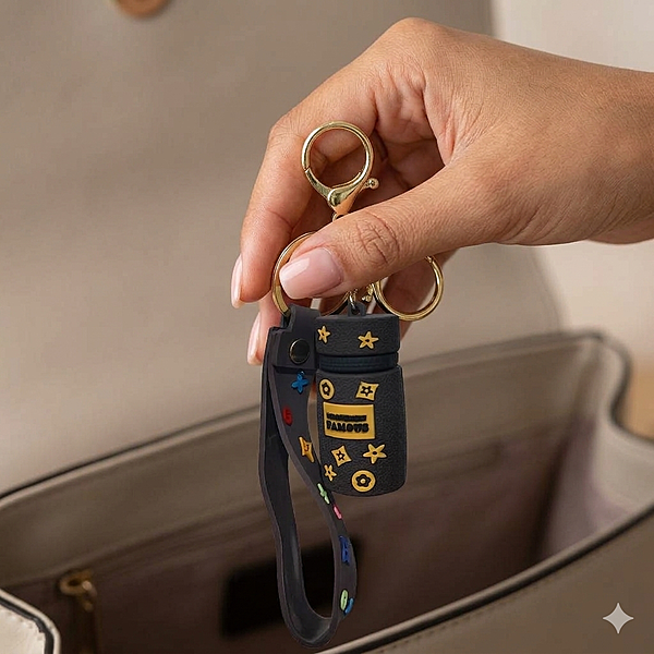 Mini Bag , Rubber Key Chain