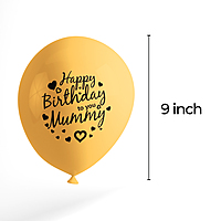 The Magic Balloons - Celebrate Your Mom's Birthday in Style with 30 Red, Silver, and Gold Latex Balloons - Perfect for Party Decorations and Creating a Festive Atmosphere