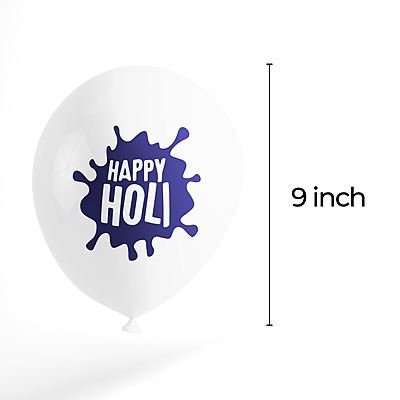 The Magic Balloons - Add Some Color to Your Holi Celebrations with Holi Hai Colorful Balloons - Pack of 30 Vibrant Balloons to Brighten Up Your Festivities!