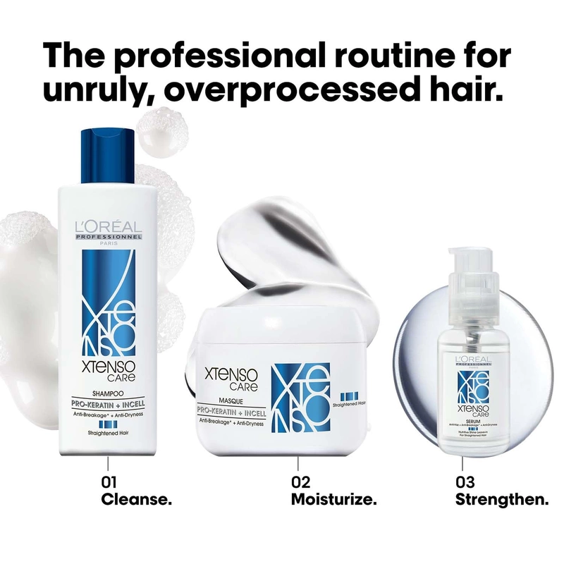 Loreal Xtenso Care Shampoo Pro keratin 250 ml Blue