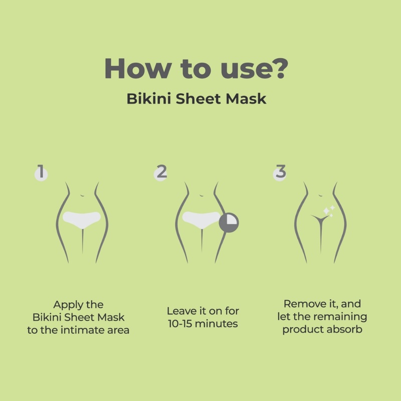 Post Bikini Wax Calming Sheet Mask