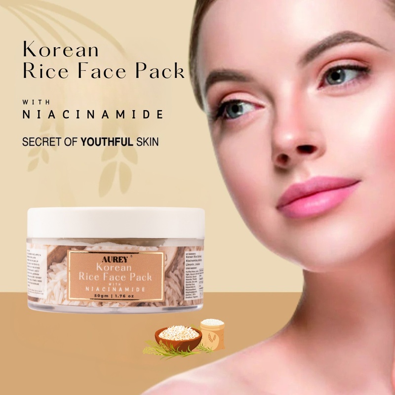 Aurey Korean Rice Face Pack | 50 gm | New