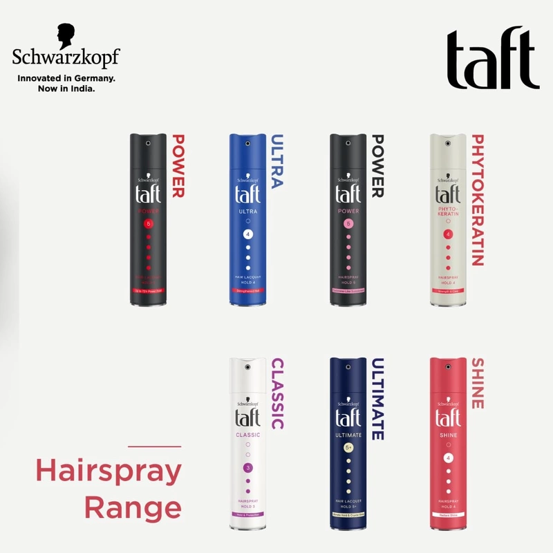 Schwarzkopf Taft Hair Shine 5 Hold Red