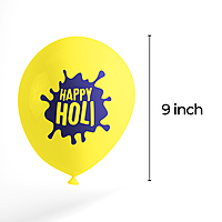 The Magic Balloons - Add Some Color to Your Holi Celebrations with Holi Hai Colorful Balloons - Pack of 30 Vibrant Balloons to Brighten Up Your Festivities!