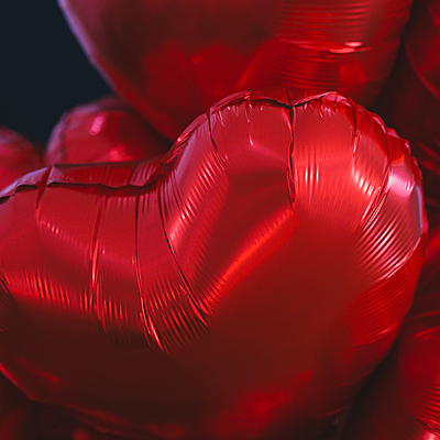 The Magic Balloons Store-18″ Red Heart Foil Balloon ( Pack of 3)