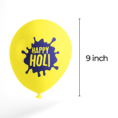 The Magic Balloons -Colorful Holi Decoration Items  Large 33 Pcs Multicolor Holi Balloons for Holi Decorations Holi Decoration Items for Home  Colorful Curtain Holi Hai  Banner