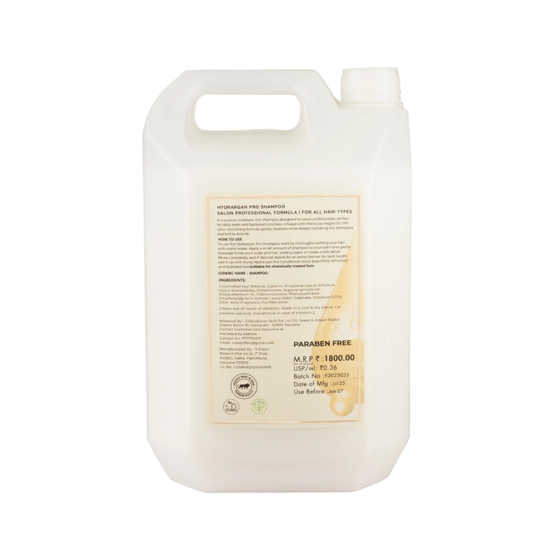 Aurey Hydrargan Pro Shampoo With Argan Oil & D-Panthenol 5000 ml