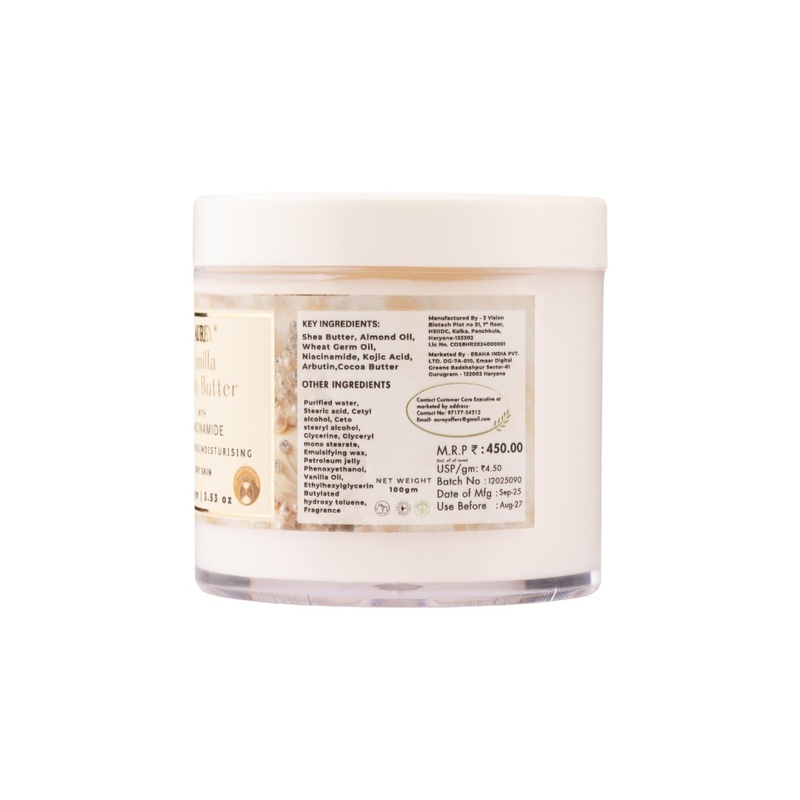 Aurey Vanilla Body Butter With Niacinamide 100 gm