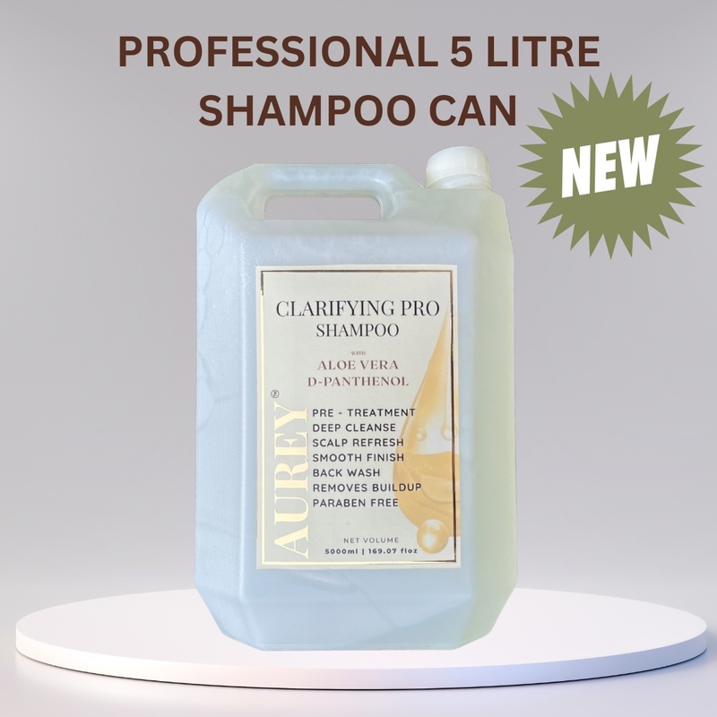 Aurey Clarifying Pro Shampoo With Aloe Vera & D-Panthenol 5000 ml