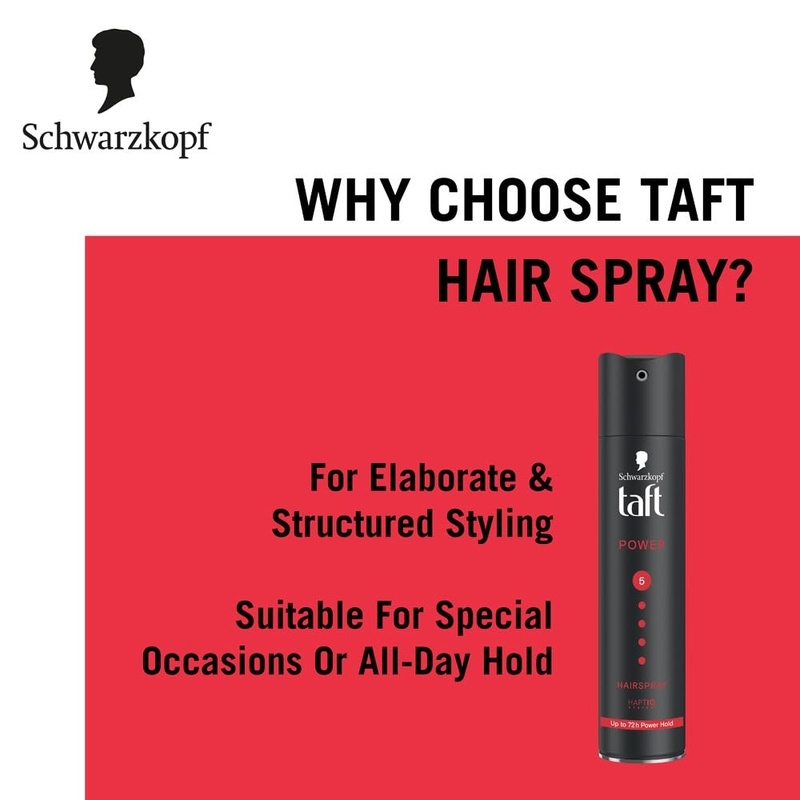 Schwarzkopf Taft Hair Power Hold 5 Black