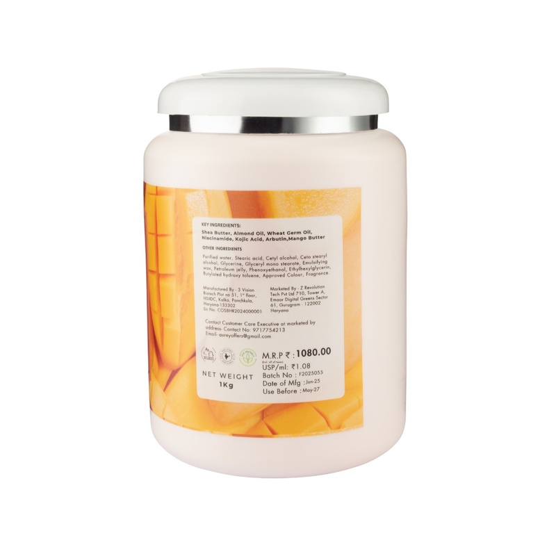 Aurey Mango Massage Butter With Niacinamide 1000 gm