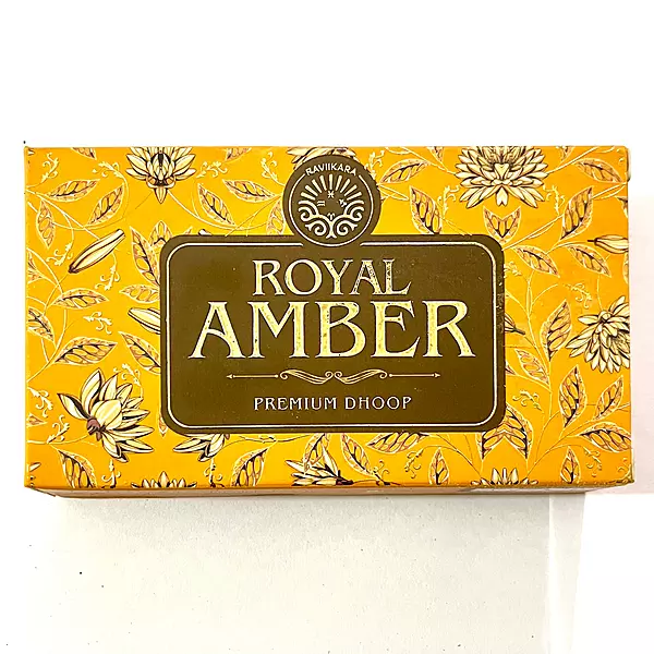 Raviikara ROYAL AMBER Premium Wet Dhoop 100g