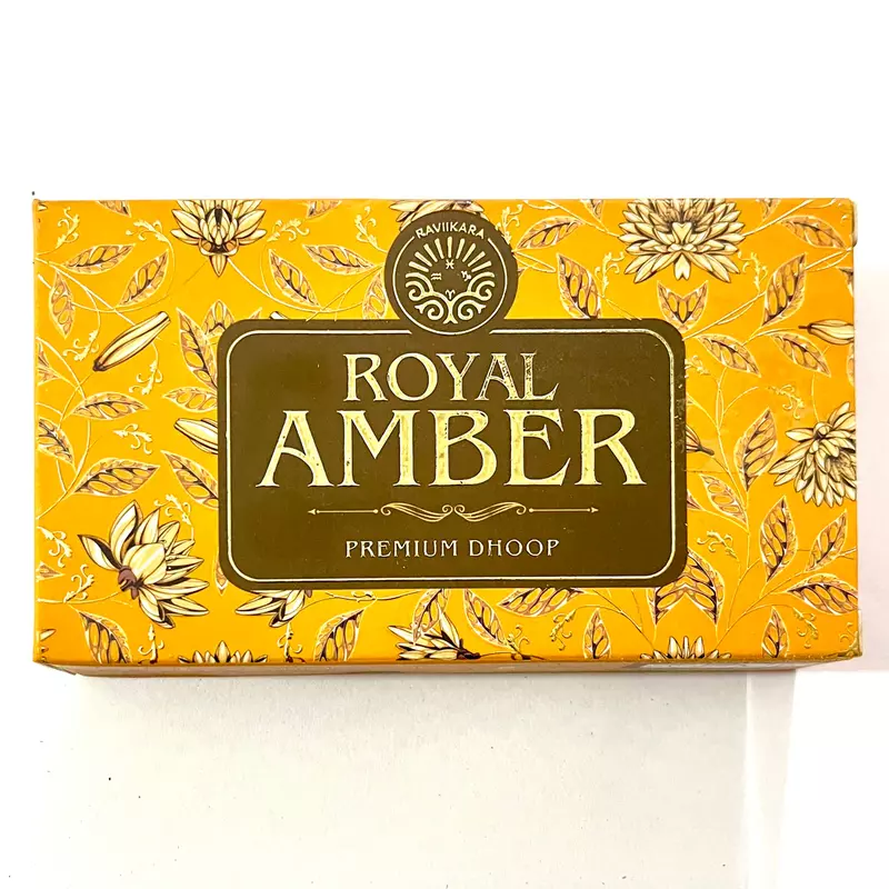 Raviikara ROYAL AMBER Premium Wet Dhoop 100g