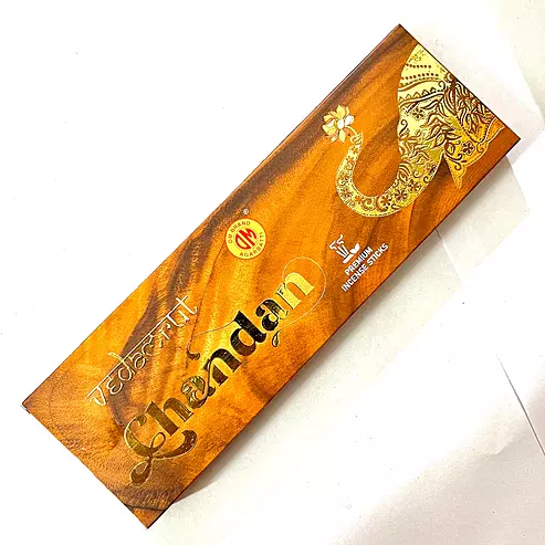 Om Brand VEDAMRUT CHANDAN Premium Incense Sticks 50g
