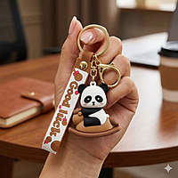 Panda , Rubber Key Chain