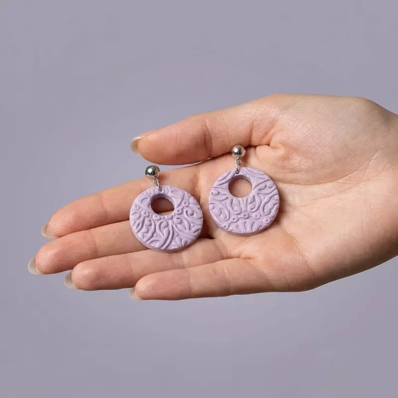 Lavender Mandala Drops