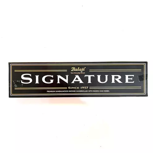 Balaji Signature Premium Sandalwood Incense Sticks 50g