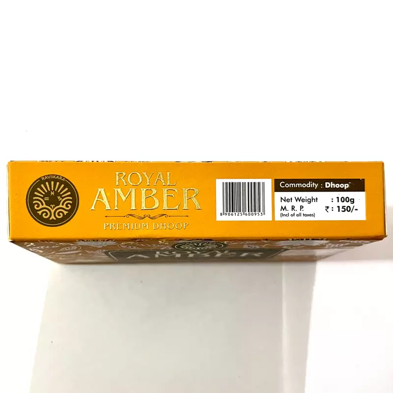 Raviikara ROYAL AMBER Premium Wet Dhoop 100g