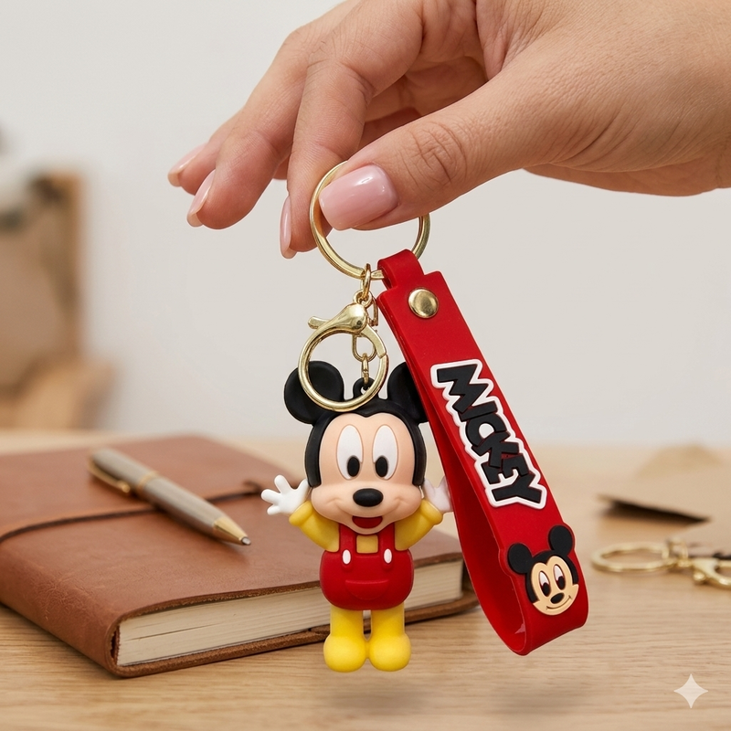 Mickey , Rubber Key Chain