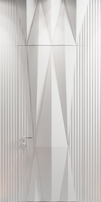 Sleek 3D Facet HDHMR Door Sleek 3D Facet HDHMR Door