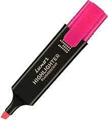 Luxor Super Fluorescent Highlighter Pink