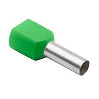 6 sq.mm Twin Insulated Ferrule (GREEN) Pack of 10