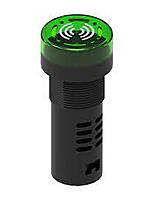 22.5mm Buzzer Illuminated Green