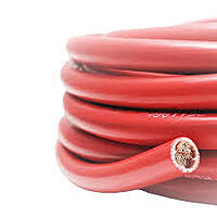10 sq.mm AC Cable Red | FR PVC Insulated Copper Wire | Single Core Multi-Strand
