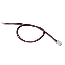 2 pin JST Female Header with Cable 300mm one side open