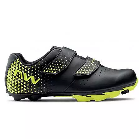 NW Spike 3 Shoes Black/Yellow Fluo