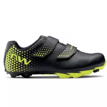 NW Spike 3 Shoes Black/Yellow Fluo