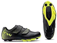 NW Spike 3 Shoes Black/Yellow Fluo
