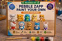 Reusable Cartoon & Cute Animals DIY Painting Kit – Set of 5