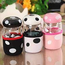 Mushroom Glass Bottle JBL56