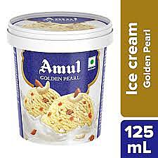 AMUL CUPS GOLDEN PEARL 125ML