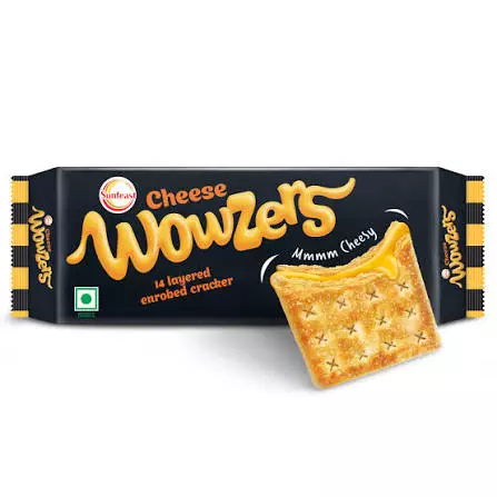 SUNFEAST WOWZERS CHEESE BISCUITS 128GM