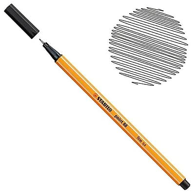 STABILO FINELINER PEN POINT 88/46 BLACK