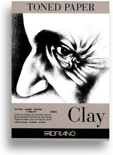 FABRIANO TONED PAPER PAD CLAY 120gsm A4 FABRIANO TONED PAPER PAD CLAY 120gsm A4