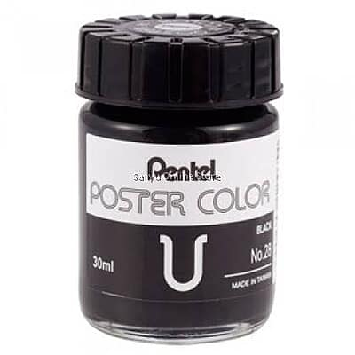PENTEL POSTER COLOR WPU BLACK T28