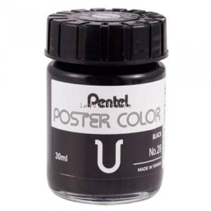 PENTEL POSTER COLOR WPU BLACK T28 PENTEL POSTER COLOR WPU BLACK T28