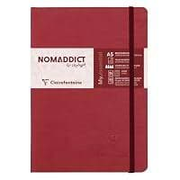 Clairefontaine 793462C Collection Age Bag One Stitched My.Essential Stitched Elastic Notebook Red - A5 Clairefontaine 793462C Collection Age Bag One Stitched My.Essential Stitched Elastic Notebook Red - A5