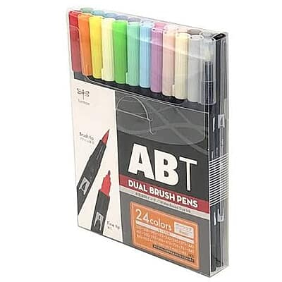 TOMBOW AB-T BRUSH PEN 24 COLOR