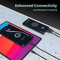 Power 10 – 10000mAh 22.5W PD Wireless Power Bank | Fast charging, sleek design, dual USB output, compatible with all devices, perfect for travel, lightweight, and portable. Ideal for India!