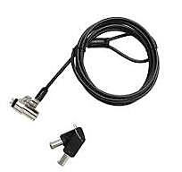 Lapcare LWS‑3600: entry‑level laptop NW‑slot lock with zinc-alloy body, tubular key access, 1.8 m steel cable with PVC coating—affordable and portable security.