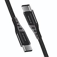 Lapcare Type‑C to Type‑C PD 60 W braided cable: supports fast charging up to 60 W (20 V/3 A), high-speed data sync, durable braid construction, length ~2 m.