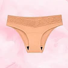 Femttoss Modal High-Rise Period Panty – Midnight Black