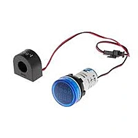 Smidnya Blue Round Voltage & Current Panel Meter – Buy Online in Pune at Smidmart