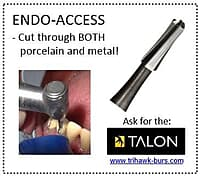 TriHawk Talon Crown Cutting Bur – Tungsten Carbide Metal & Crown Cutter